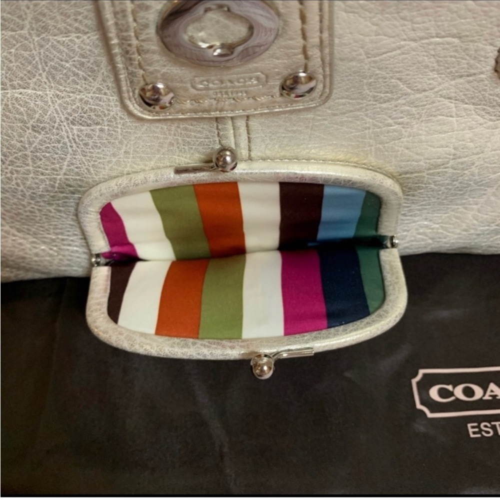 Coach Bridget 65th Anniversary Legacy Leather shoulder handbag CLUTCH - Picture 9 of 9